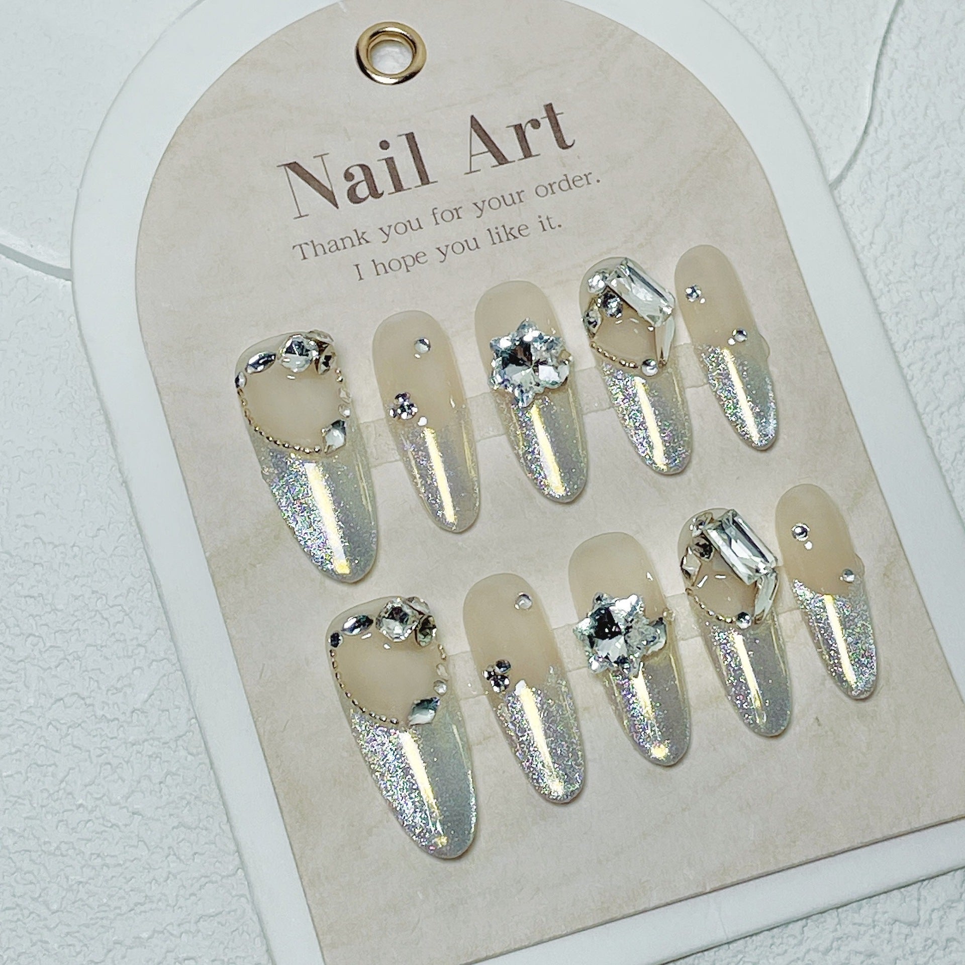 0957- Handmade press on nails fake nails removable