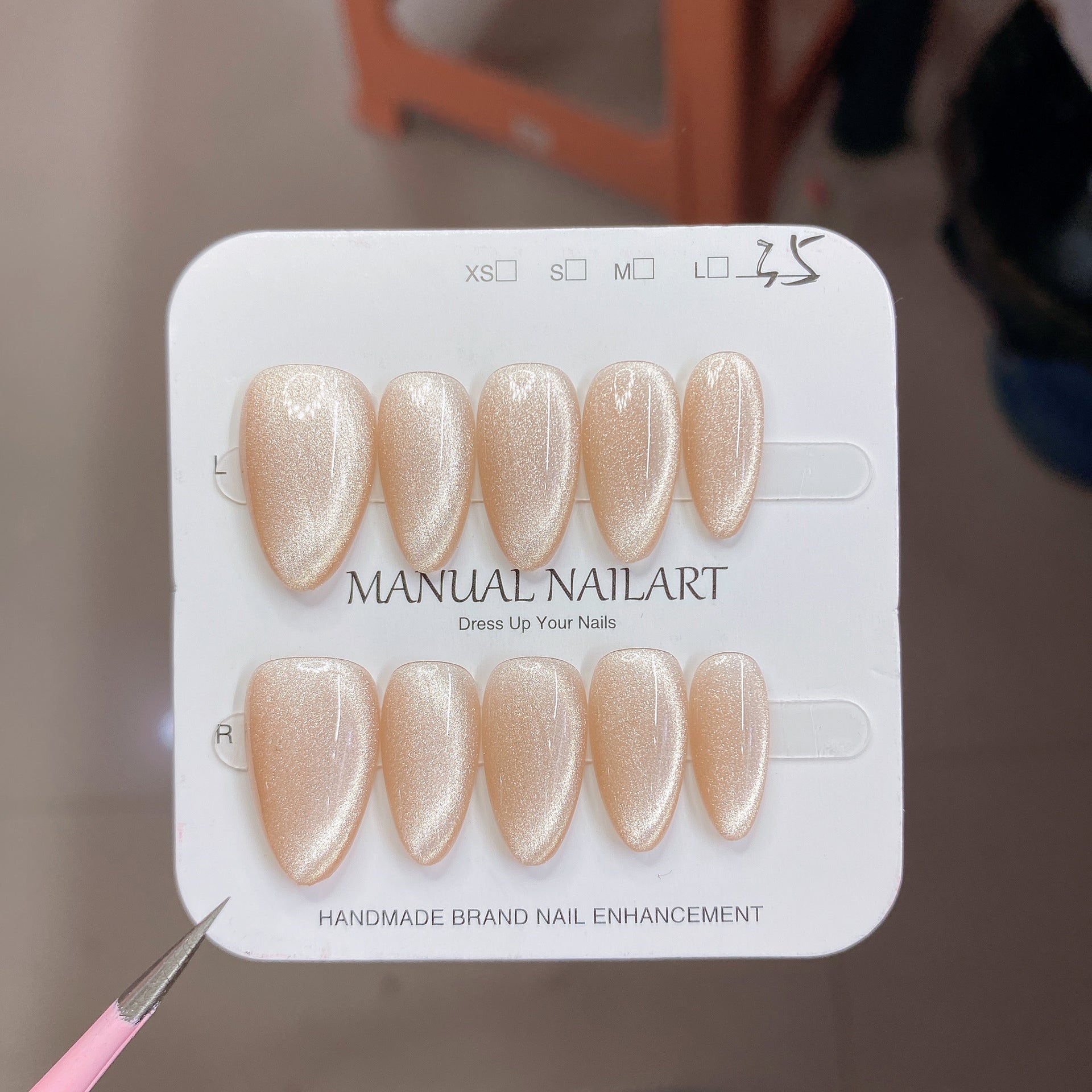 1026- Handmade press on nails fake nails removable