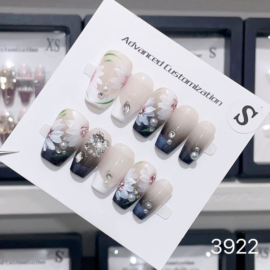 0962- Handmade press on nails fake nails removable