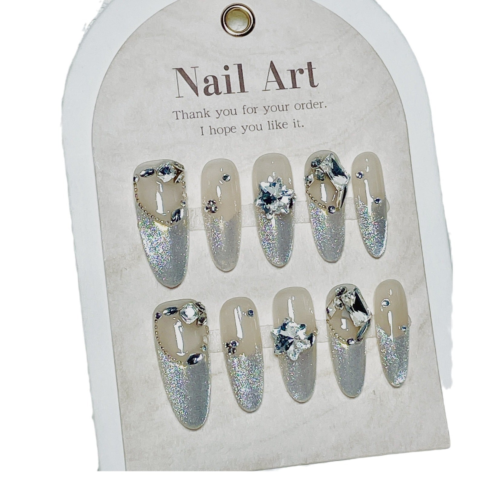 0957- Handmade press on nails fake nails removable