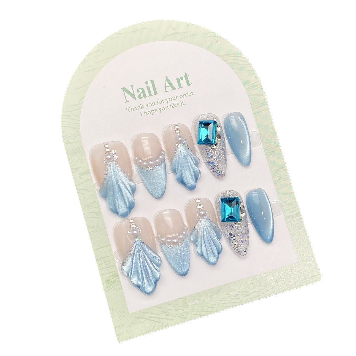 0944- Handmade press on nails fake nails removable