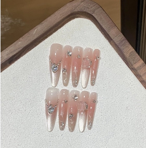 1033- Handmade press on nails fake nails removable
