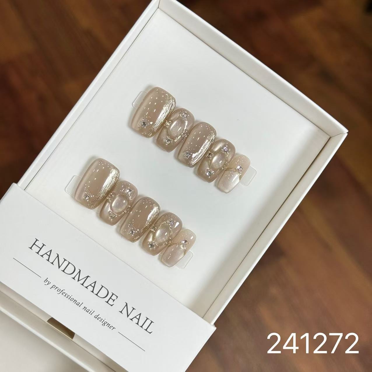 1029- Handmade press on nails fake nails removable