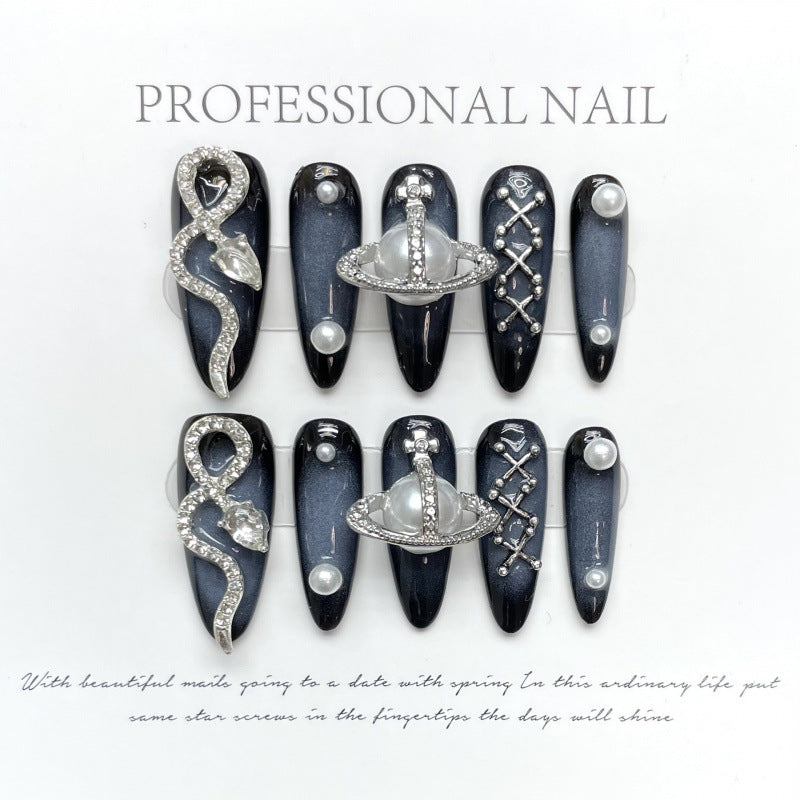 0937- Handmade press on nails fake nails removable