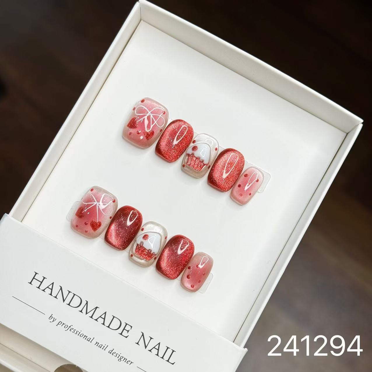 1029- Handmade press on nails fake nails removable
