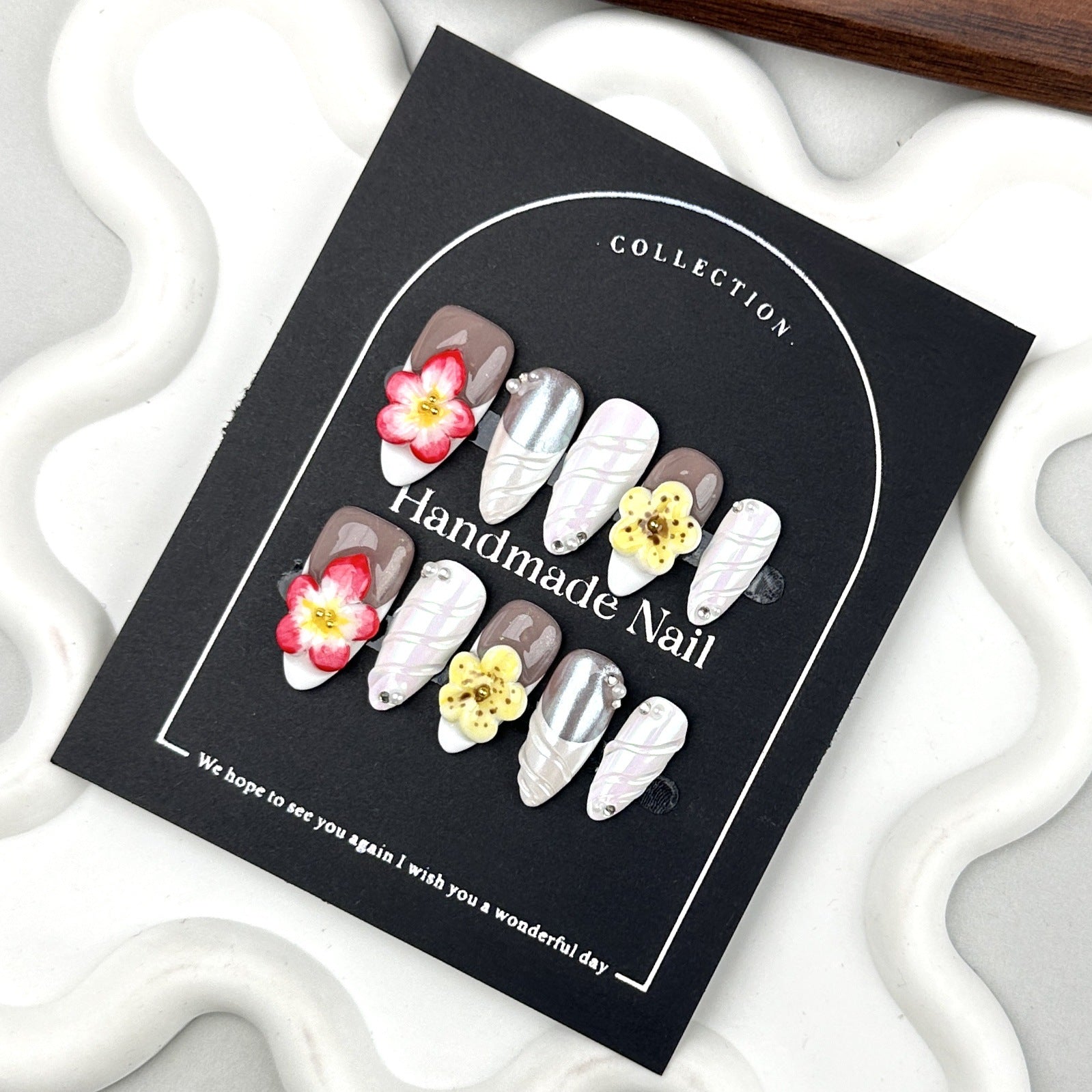 0984- Handmade press on nails fake nails removable