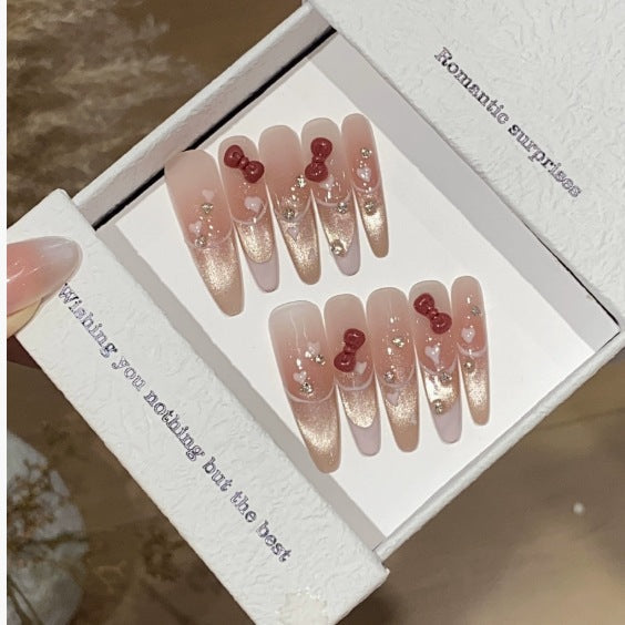 1034- Handmade press on nails fake nails removable