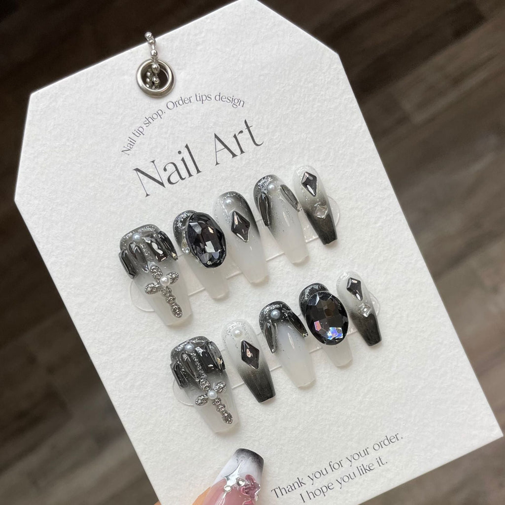 1022- Handmade press on nails fake nails removable