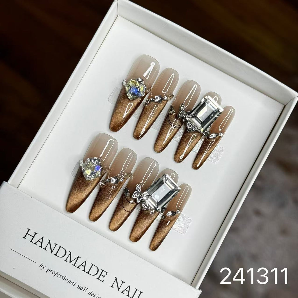 1031- Handmade press on nails fake nails removable