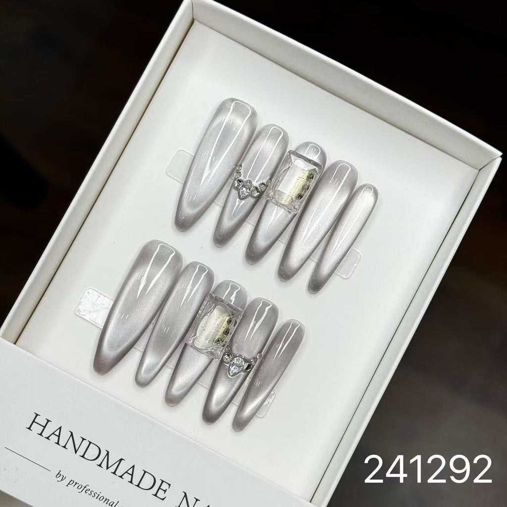 1030- Handmade press on nails fake nails removable