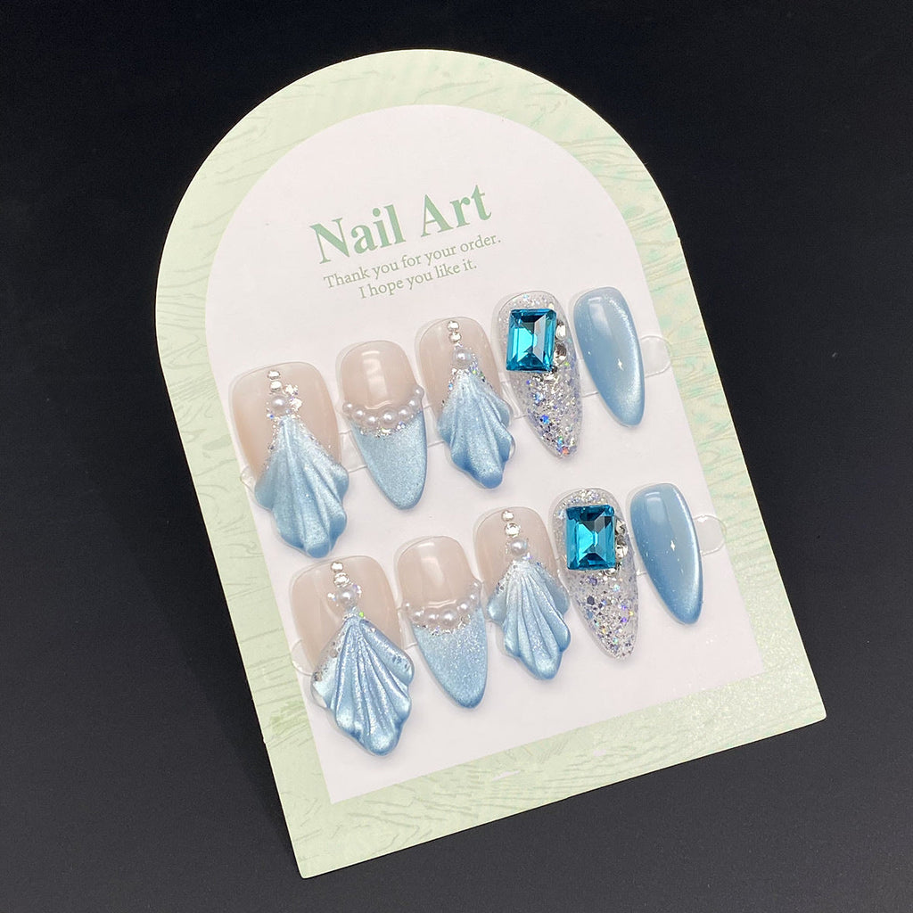 0944- Handmade press on nails fake nails removable