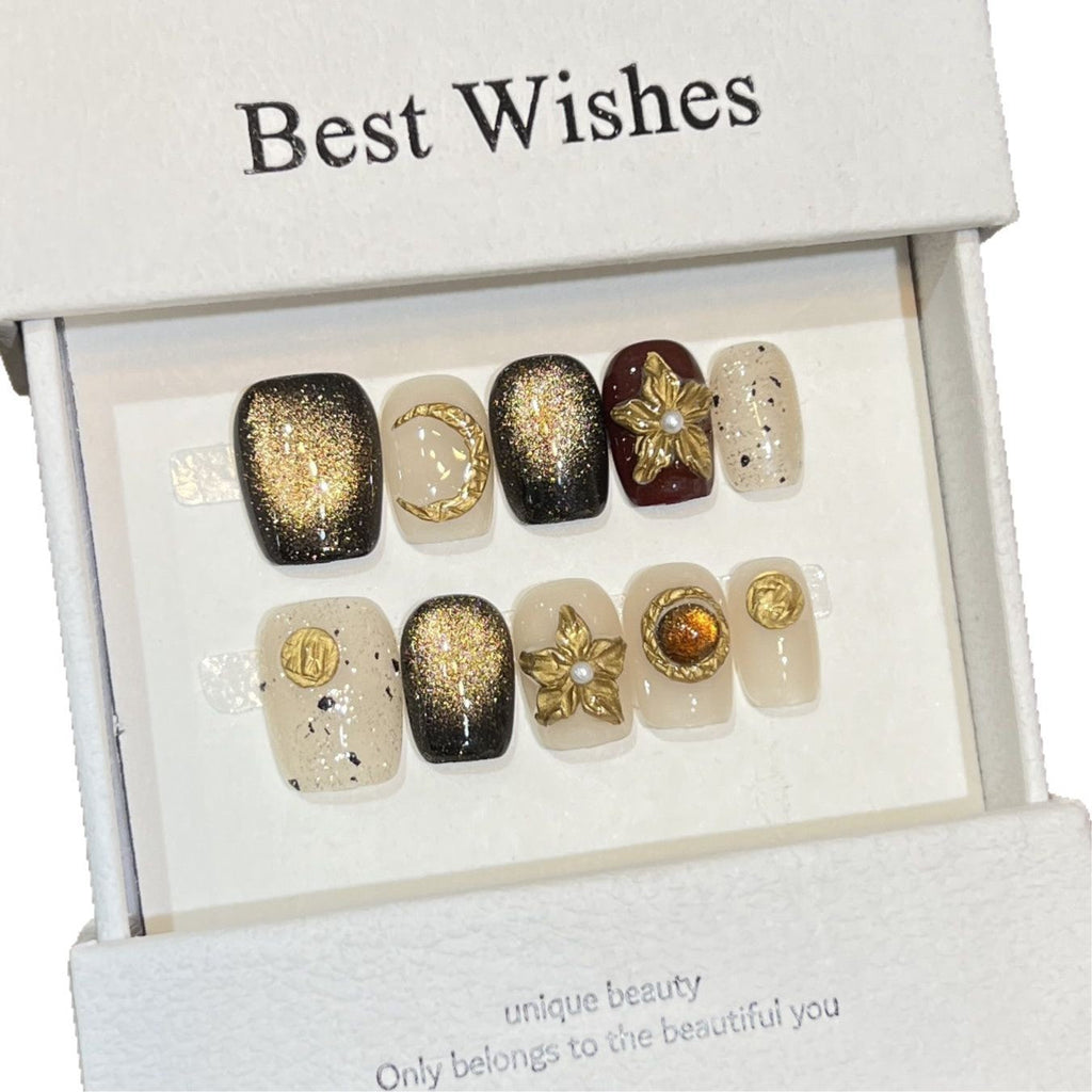 0969- Handmade press on nails fake nails removable