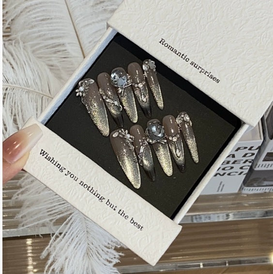 1034- Handmade press on nails fake nails removable