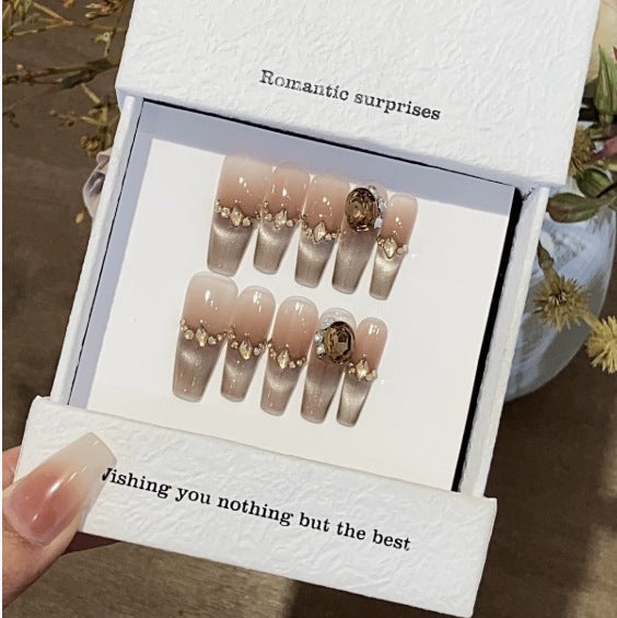 1035- Handmade press on nails fake nails removable