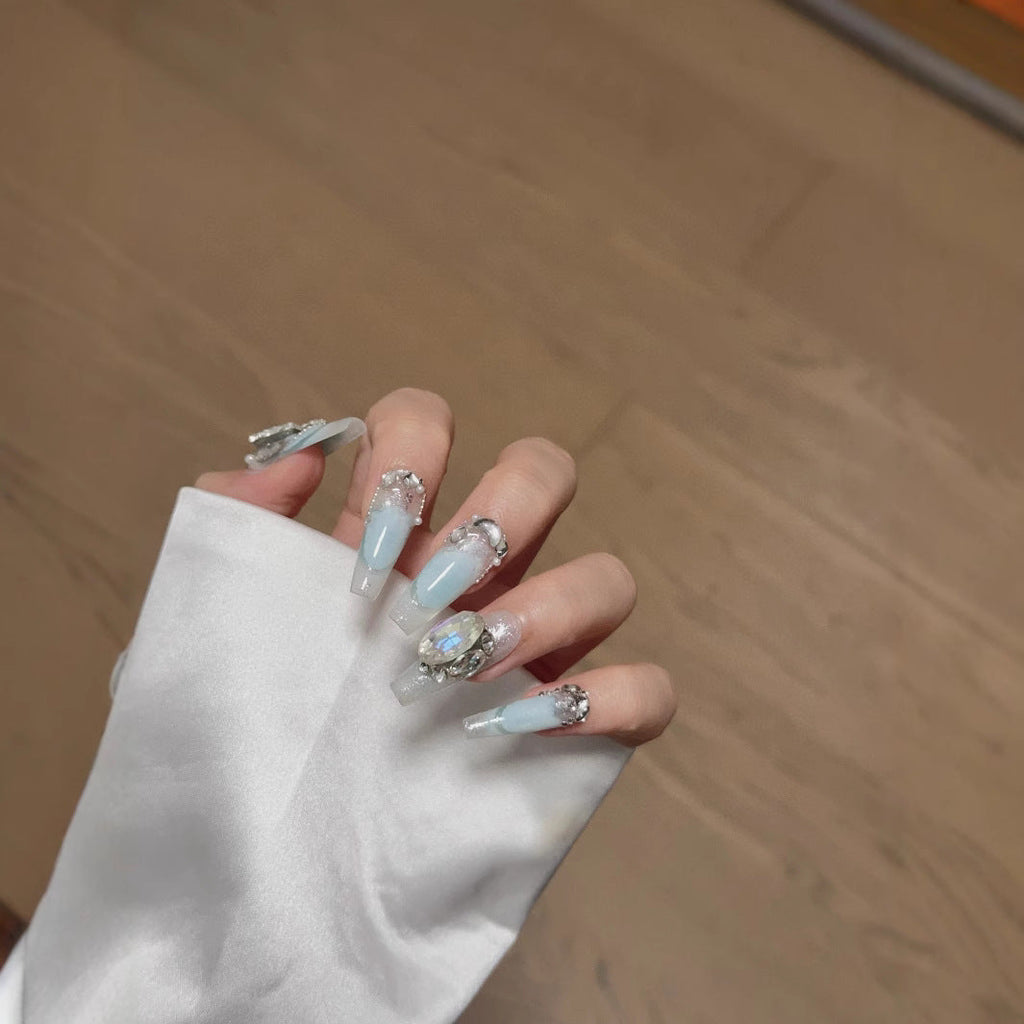 0962- Handmade press on nails fake nails removable