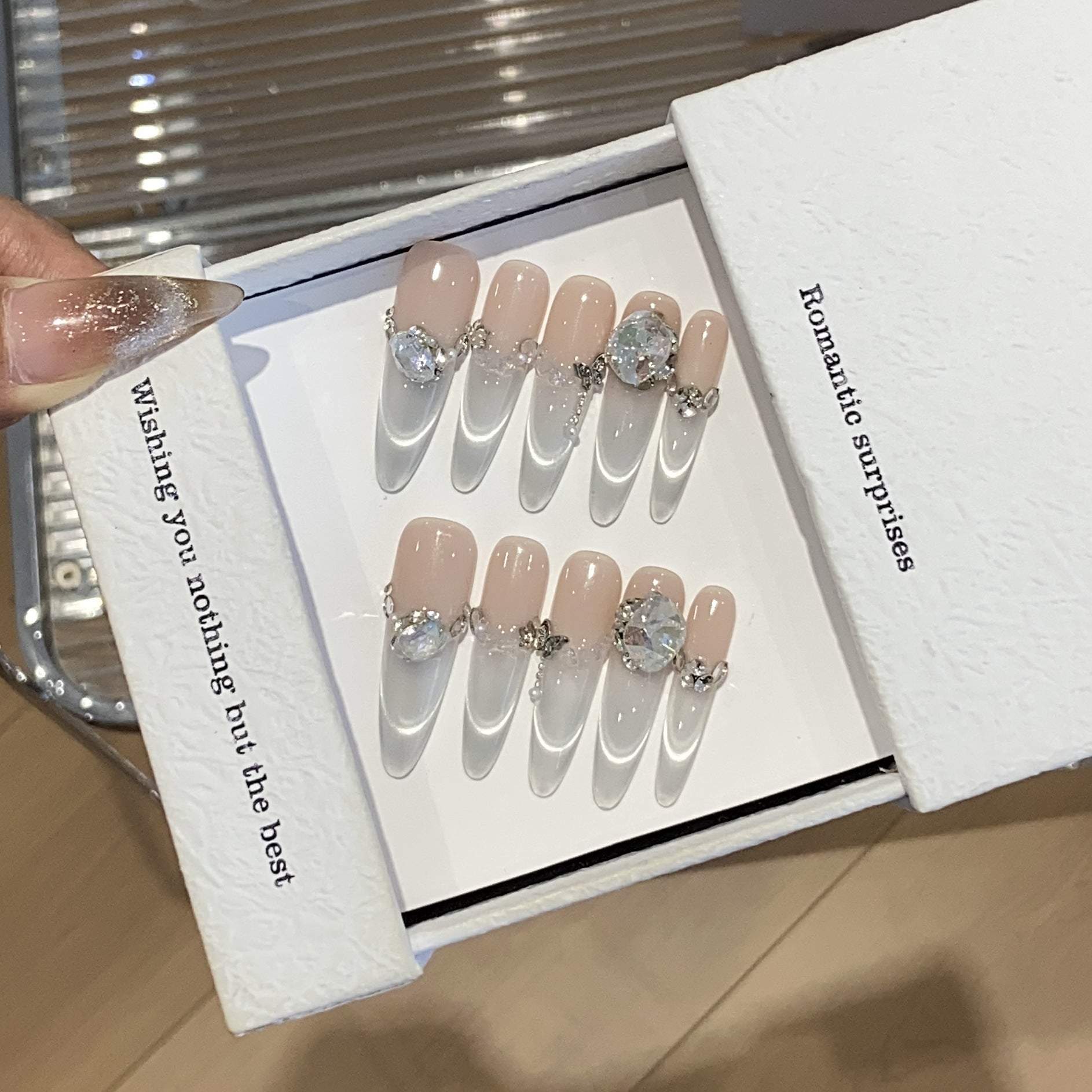 0995- Handmade press on nails fake nails removable