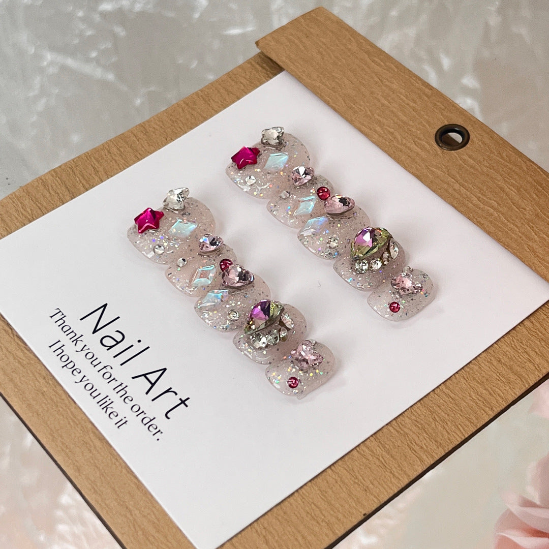 0971- Handmade press on nails fake nails removable