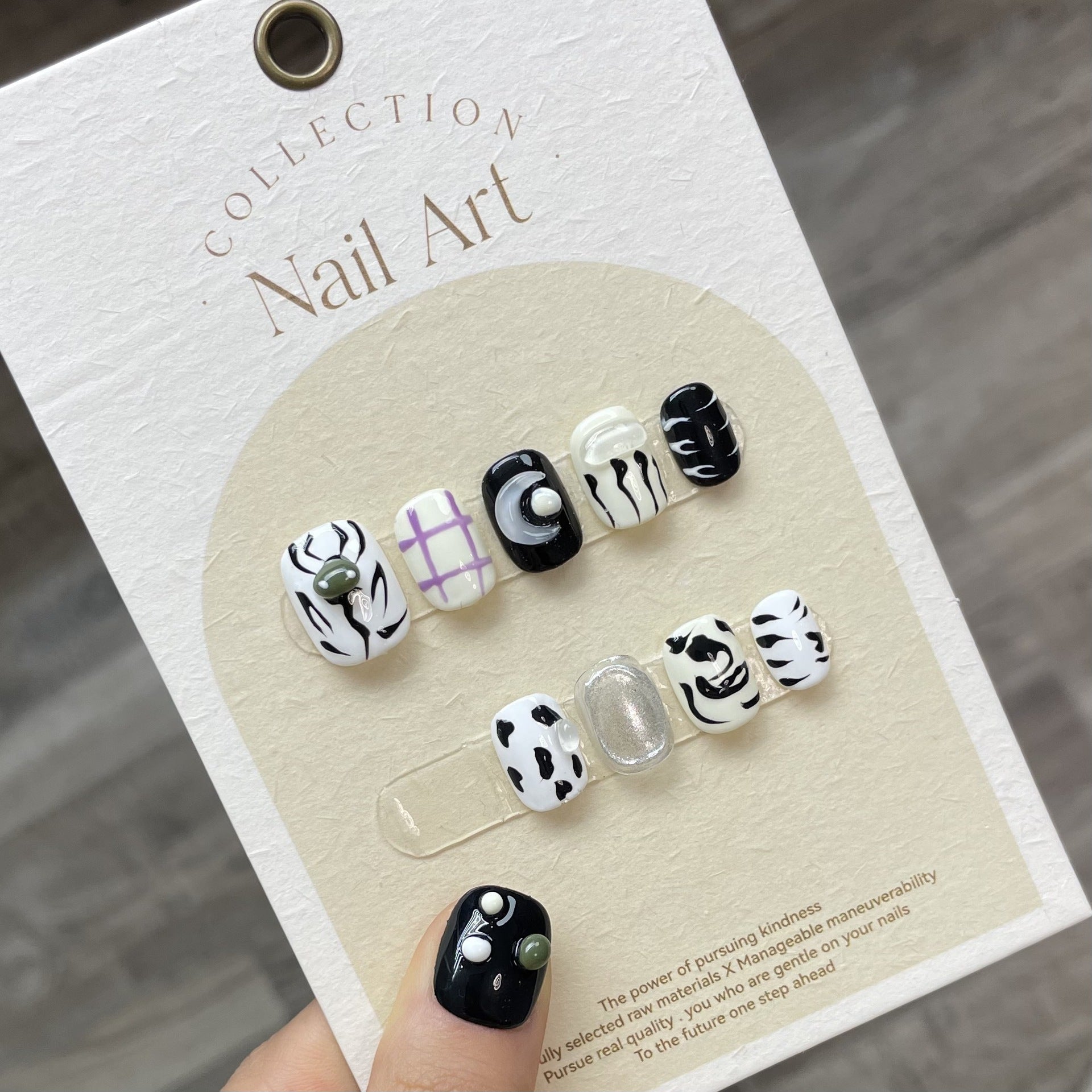 1024- Handmade press on nails fake nails removable