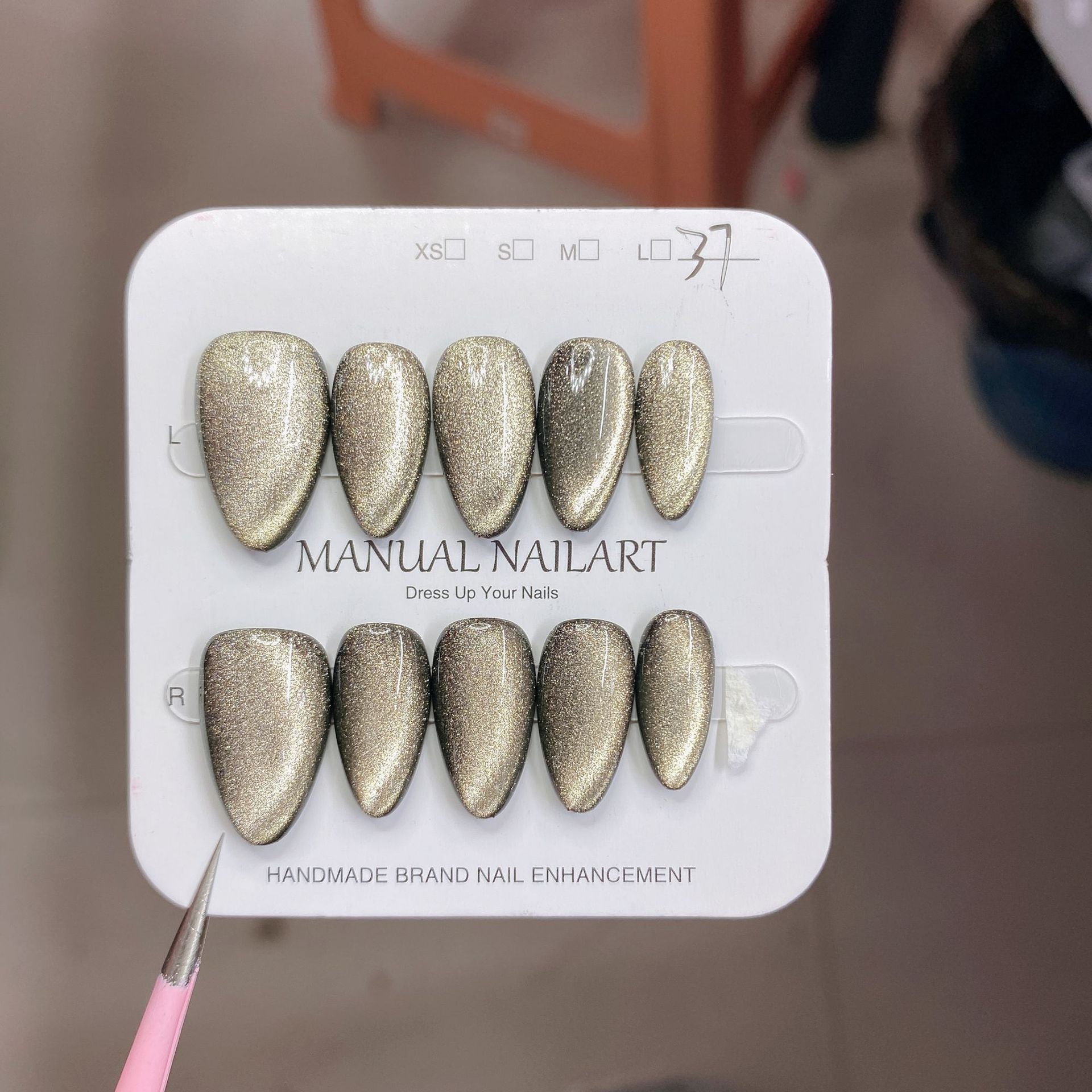 1027- Handmade press on nails fake nails removable