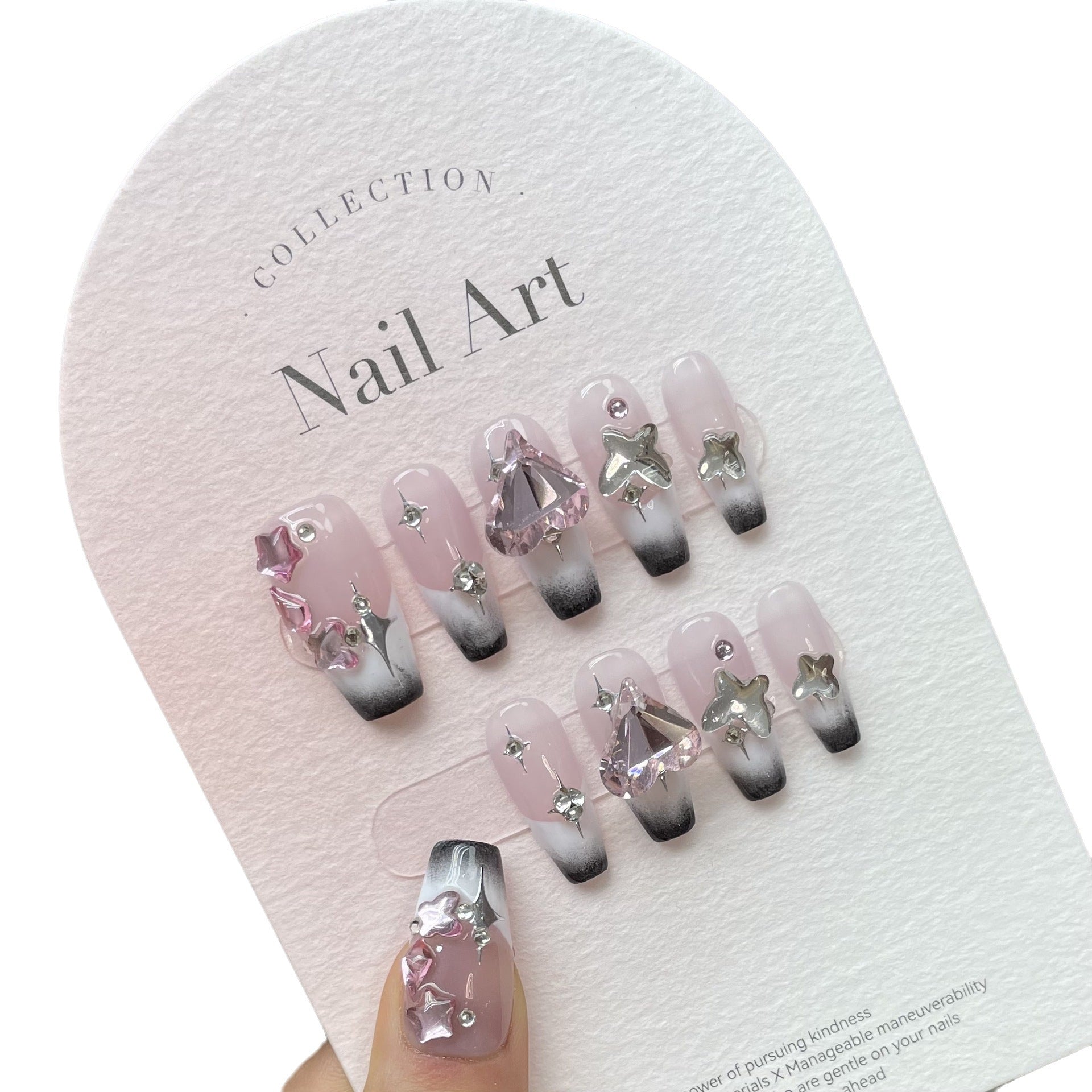0938- Handmade press on nails fake nails removable
