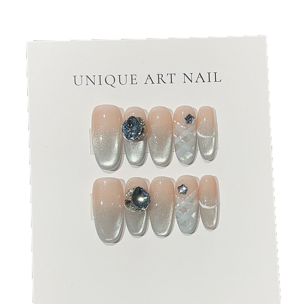 0964- Handmade press on nails fake nails removable