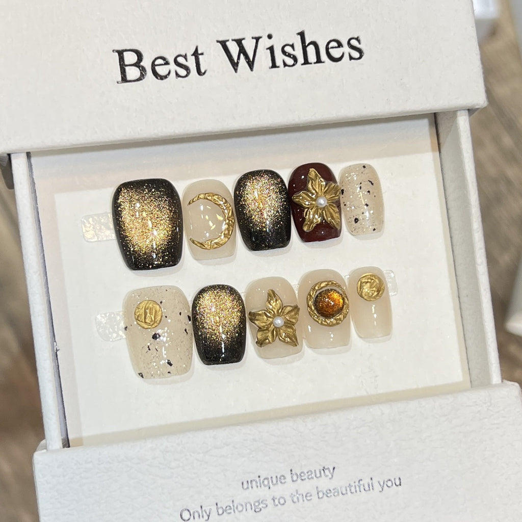 0969- Handmade press on nails fake nails removable