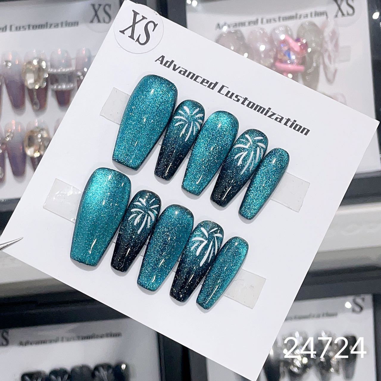 0967- Handmade press on nails fake nails removable