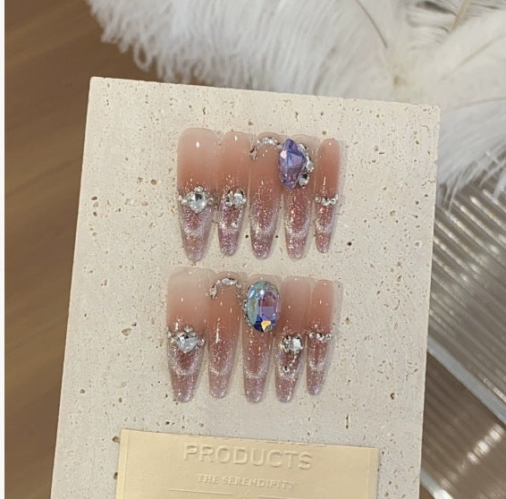 1035- Handmade press on nails fake nails removable