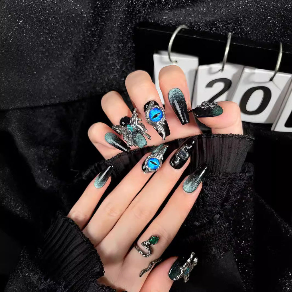 0930- Handmade press on nails fake nails removable