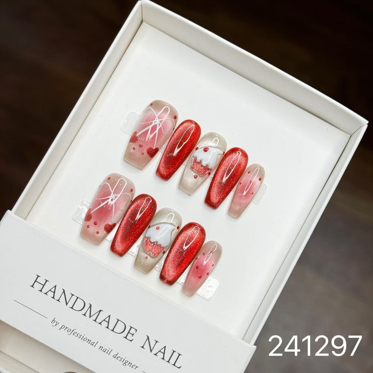 1029- Handmade press on nails fake nails removable
