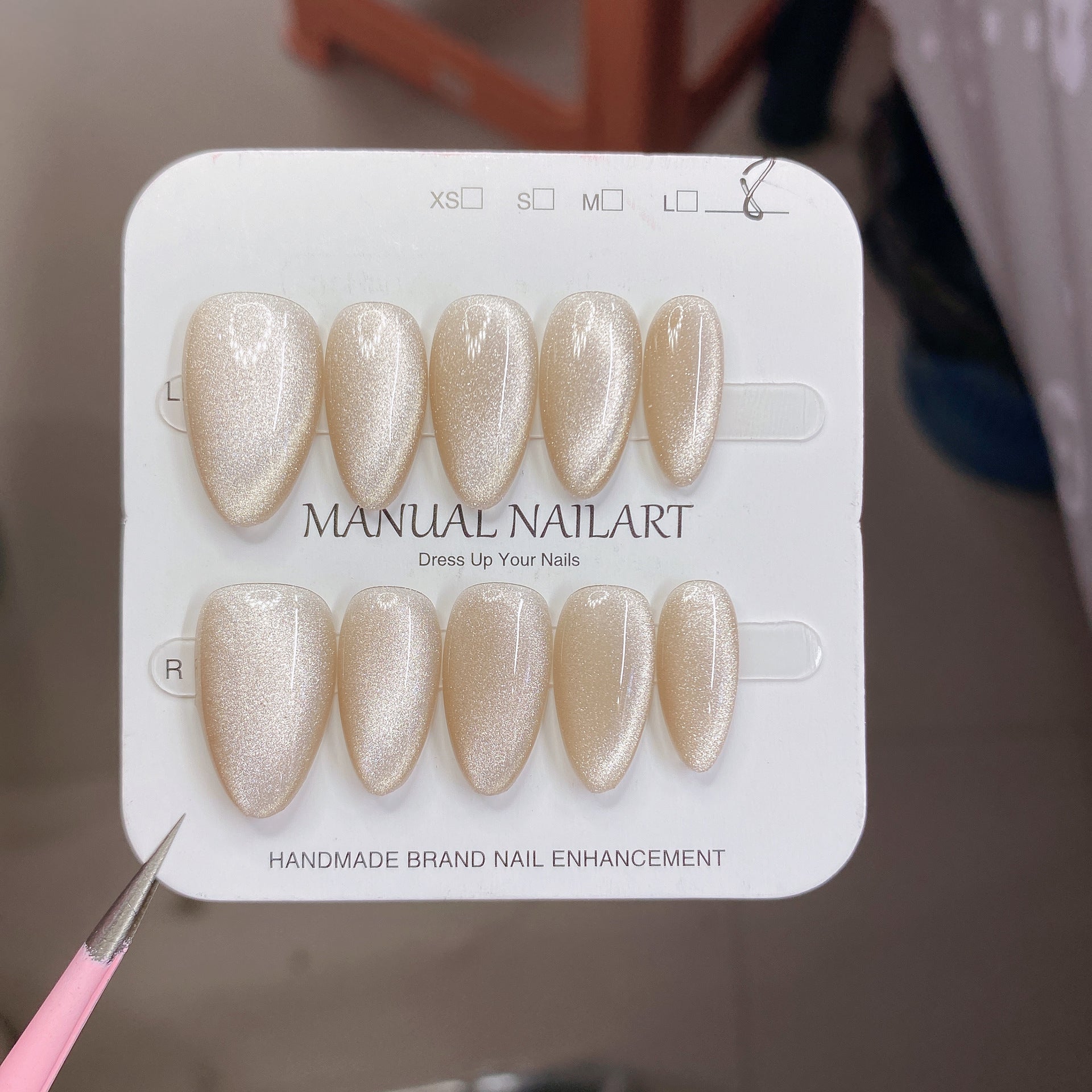 1027- Handmade press on nails fake nails removable