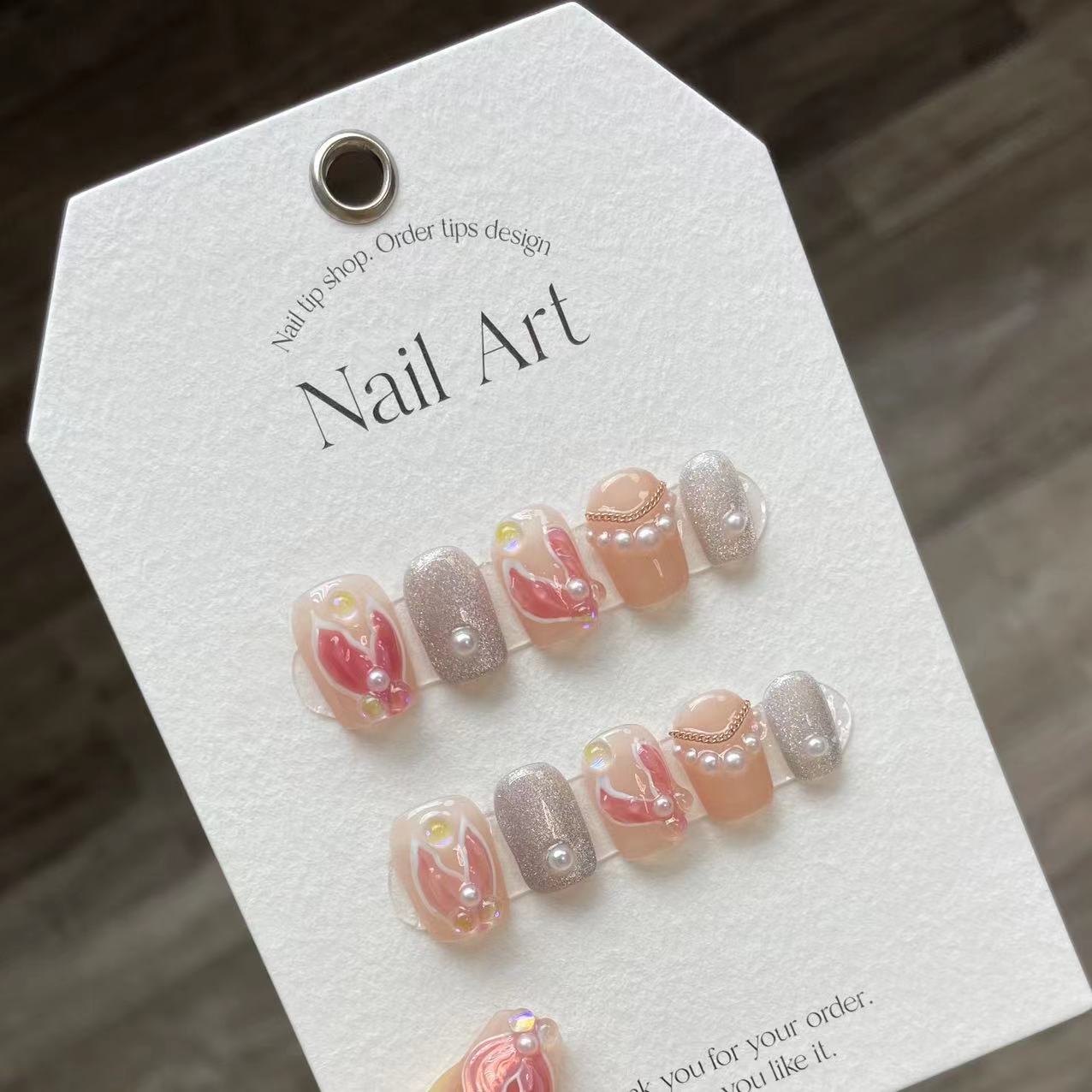 1024- Handmade press on nails fake nails removable