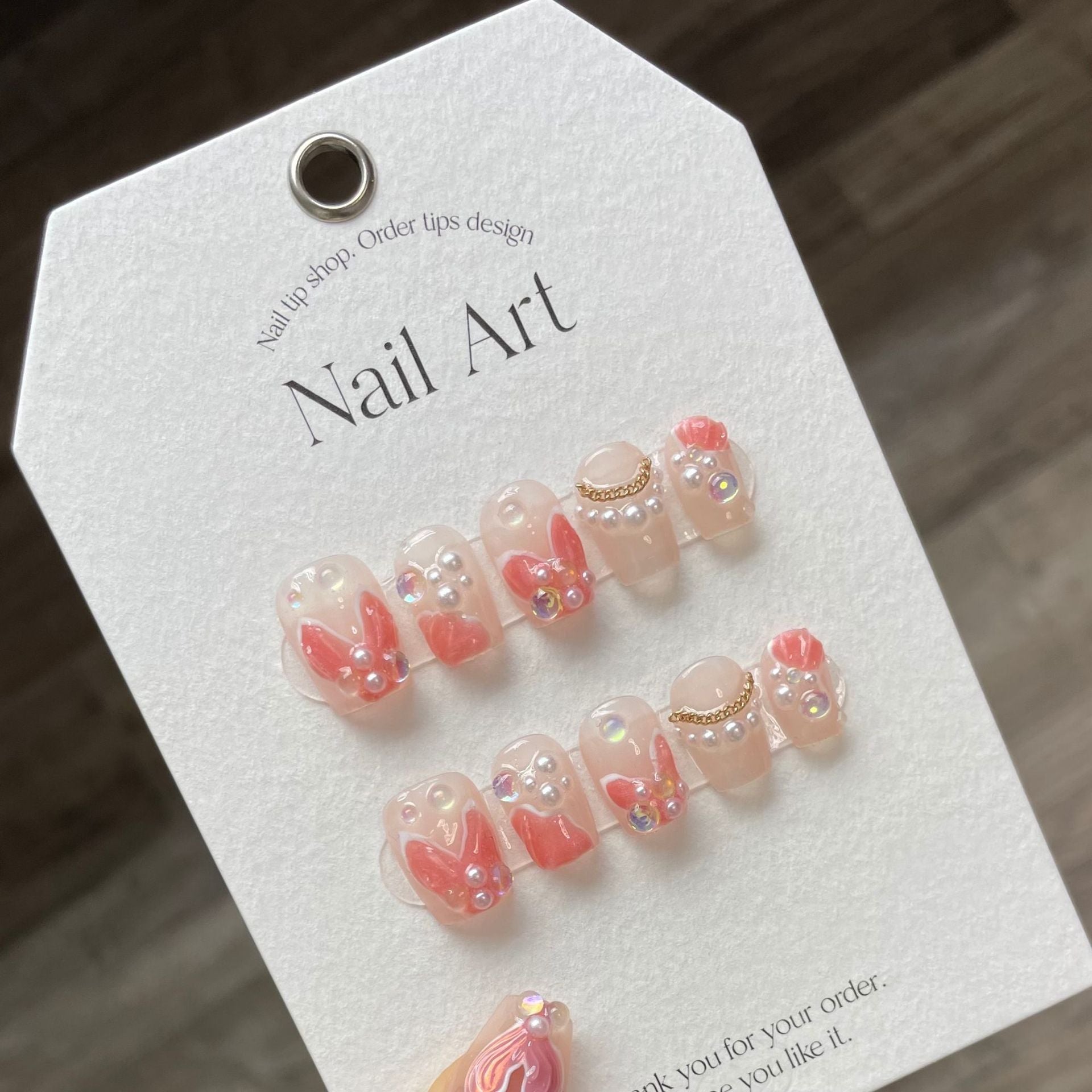 1024- Handmade press on nails fake nails removable