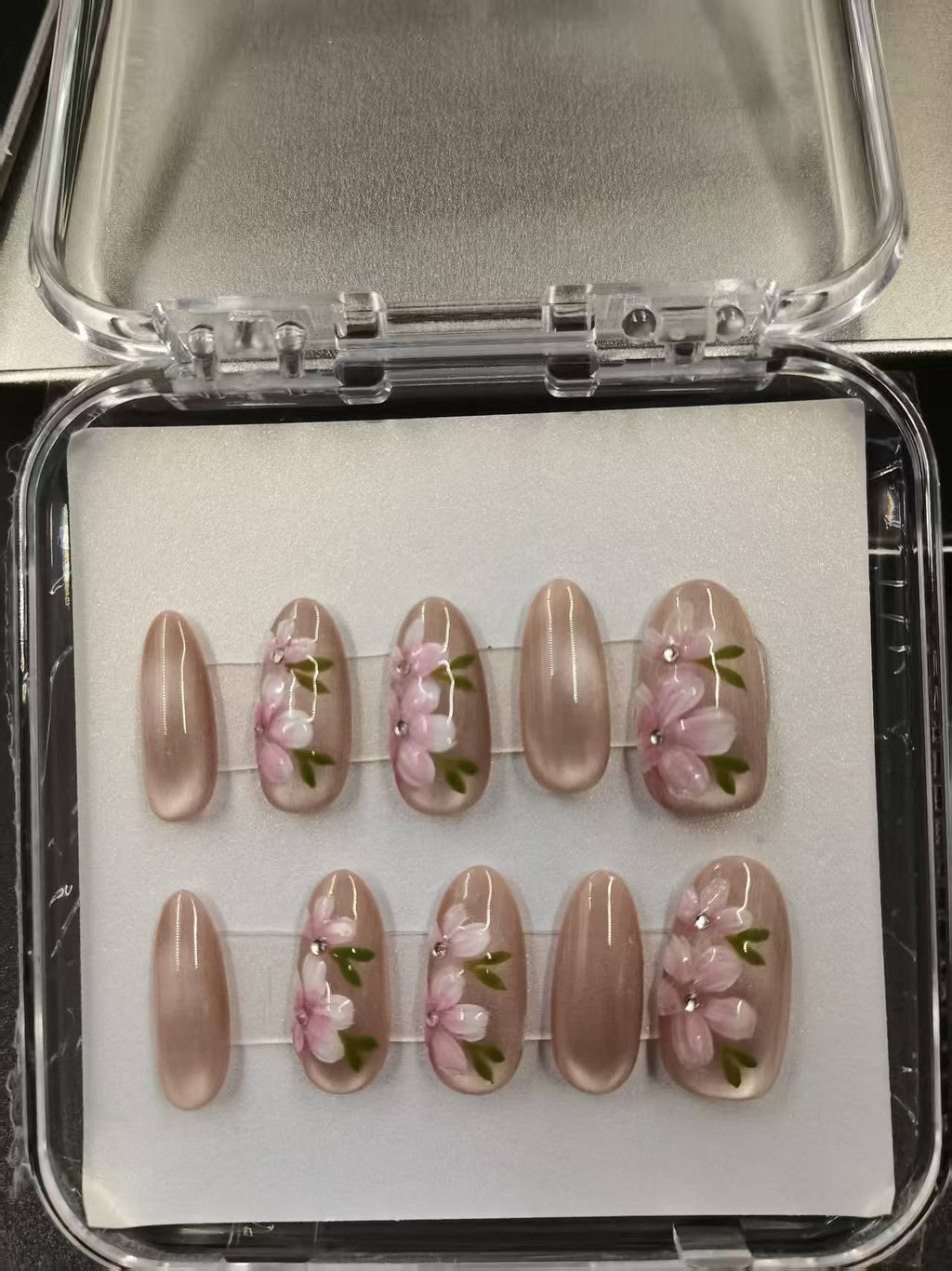 1037- Handmade press on nails fake nails removable