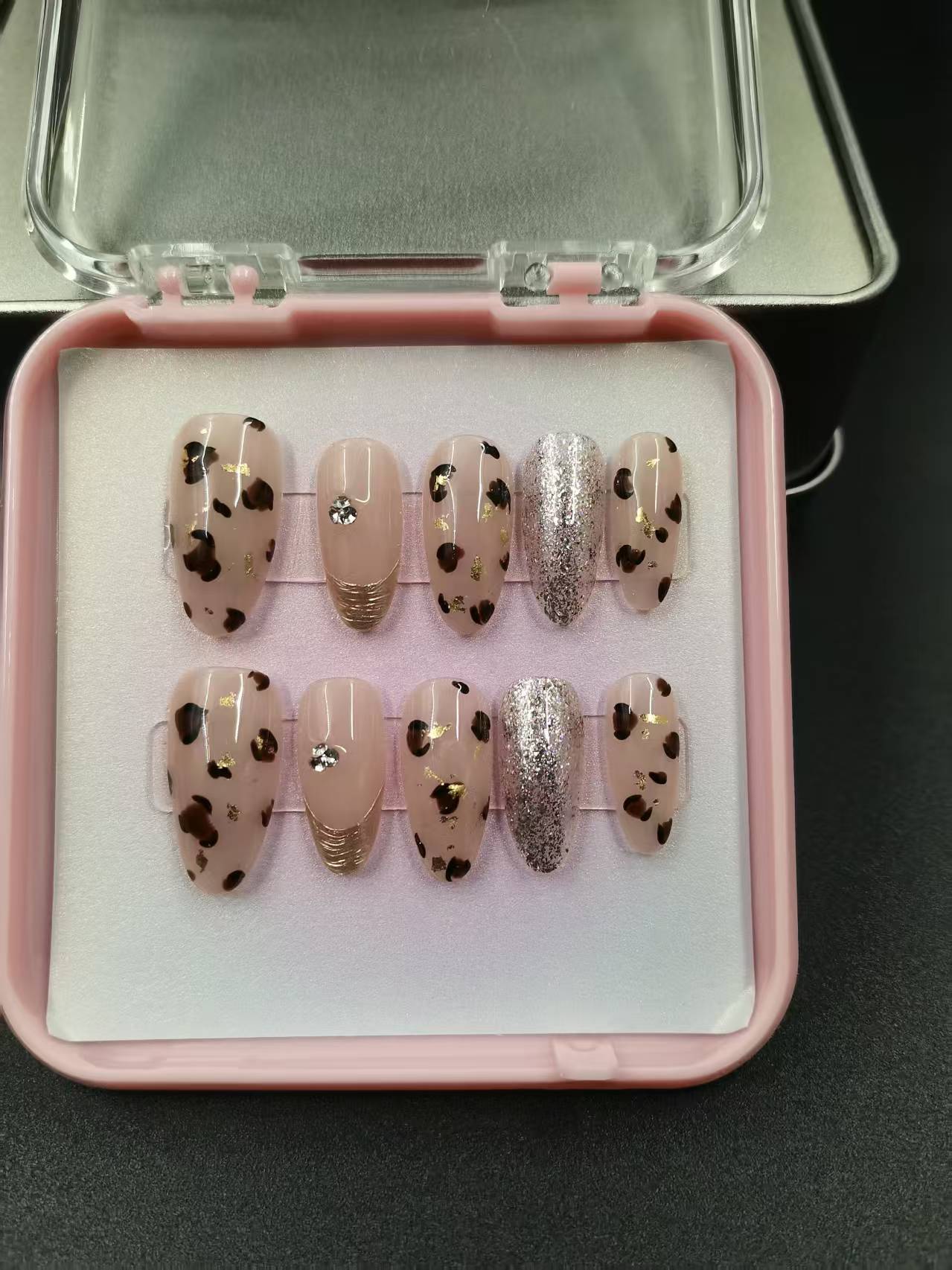 1037- Handmade press on nails fake nails removable