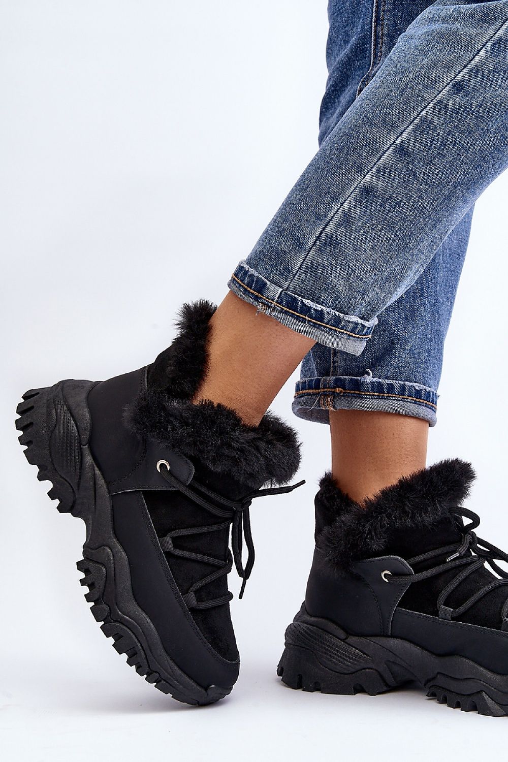 Velora Faux Fur-Lined Winter Sneakers