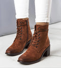 Vaelora square-toe heeled boots