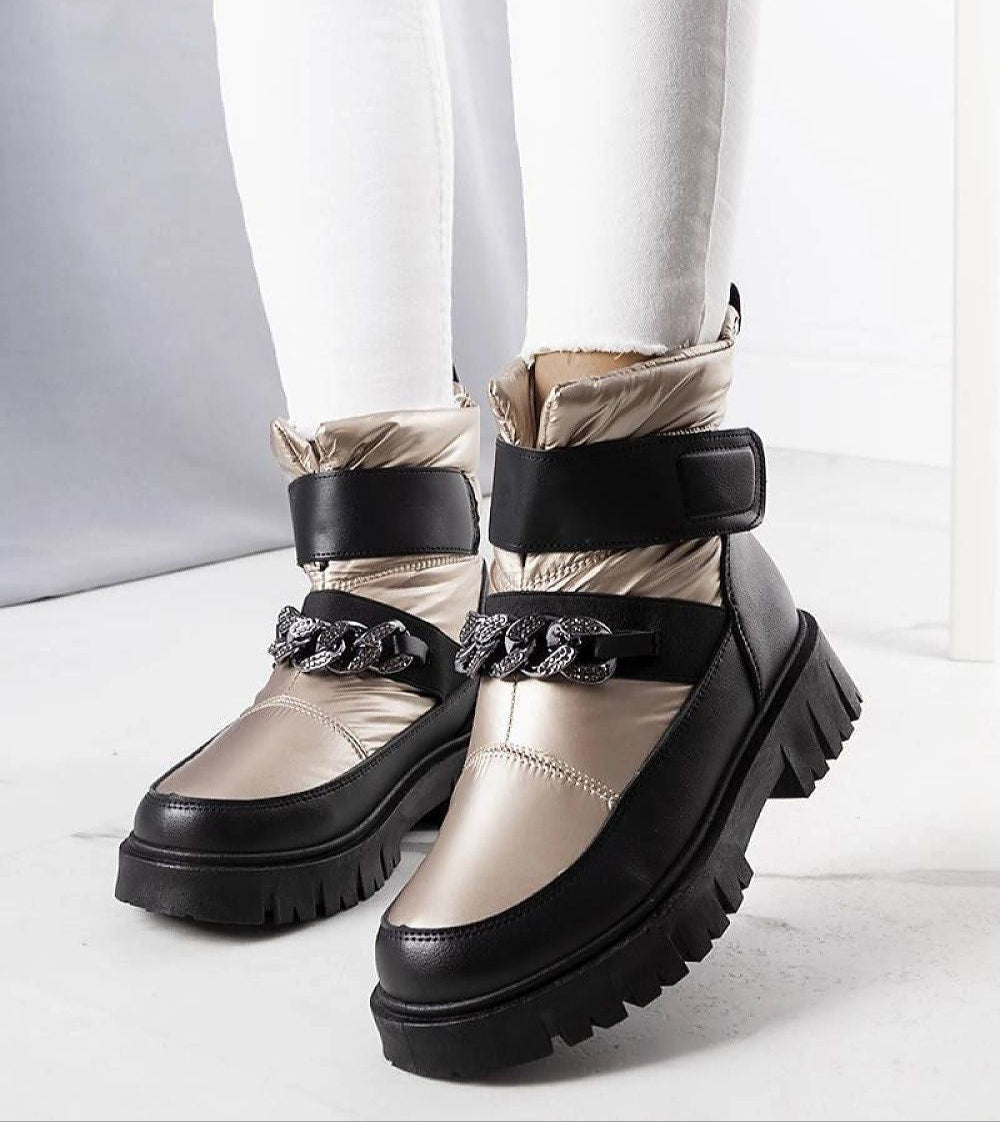 Solvara winter chain snow boots