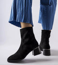 Soretta Perforated Zip-Up Boots
