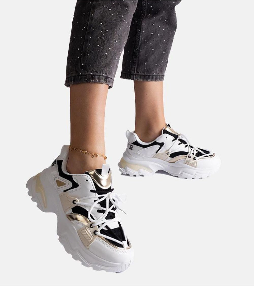 Selvyna Contrast Sport Sneakers