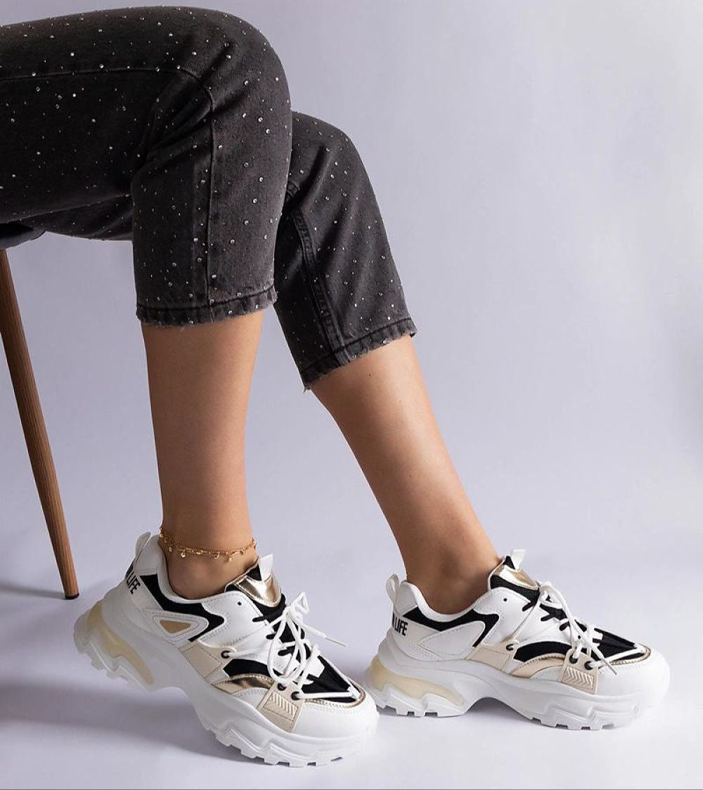 Selvyna Contrast Sport Sneakers