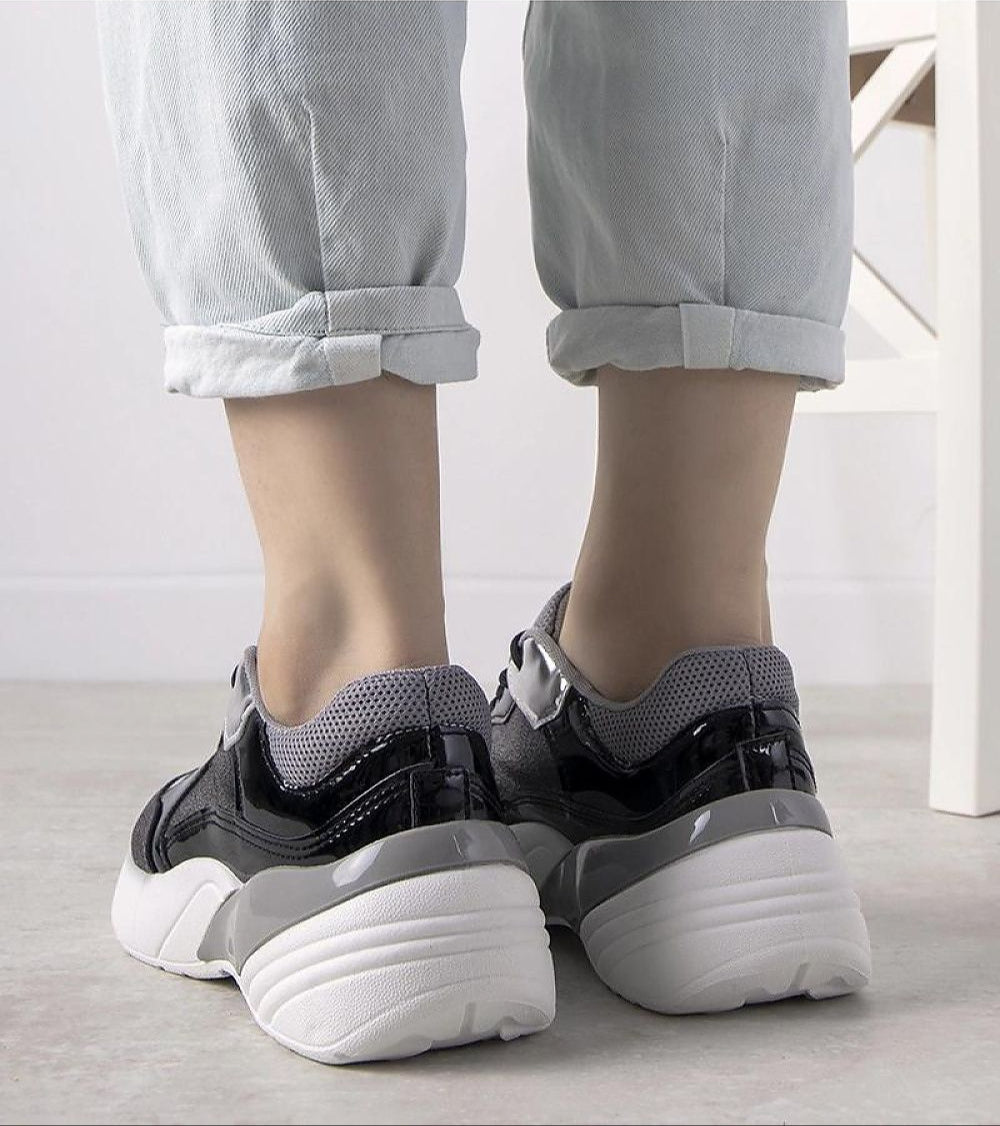 Zelphira Metallic Contrast Platform Sneakers