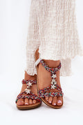 Zirellia Woven Flat Sandals