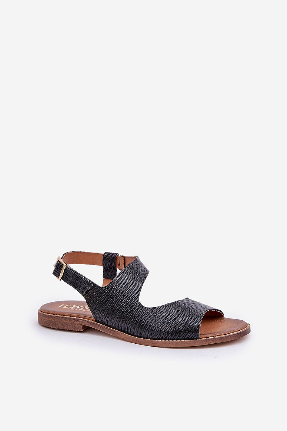 Zaniva Flat Leather Sandals