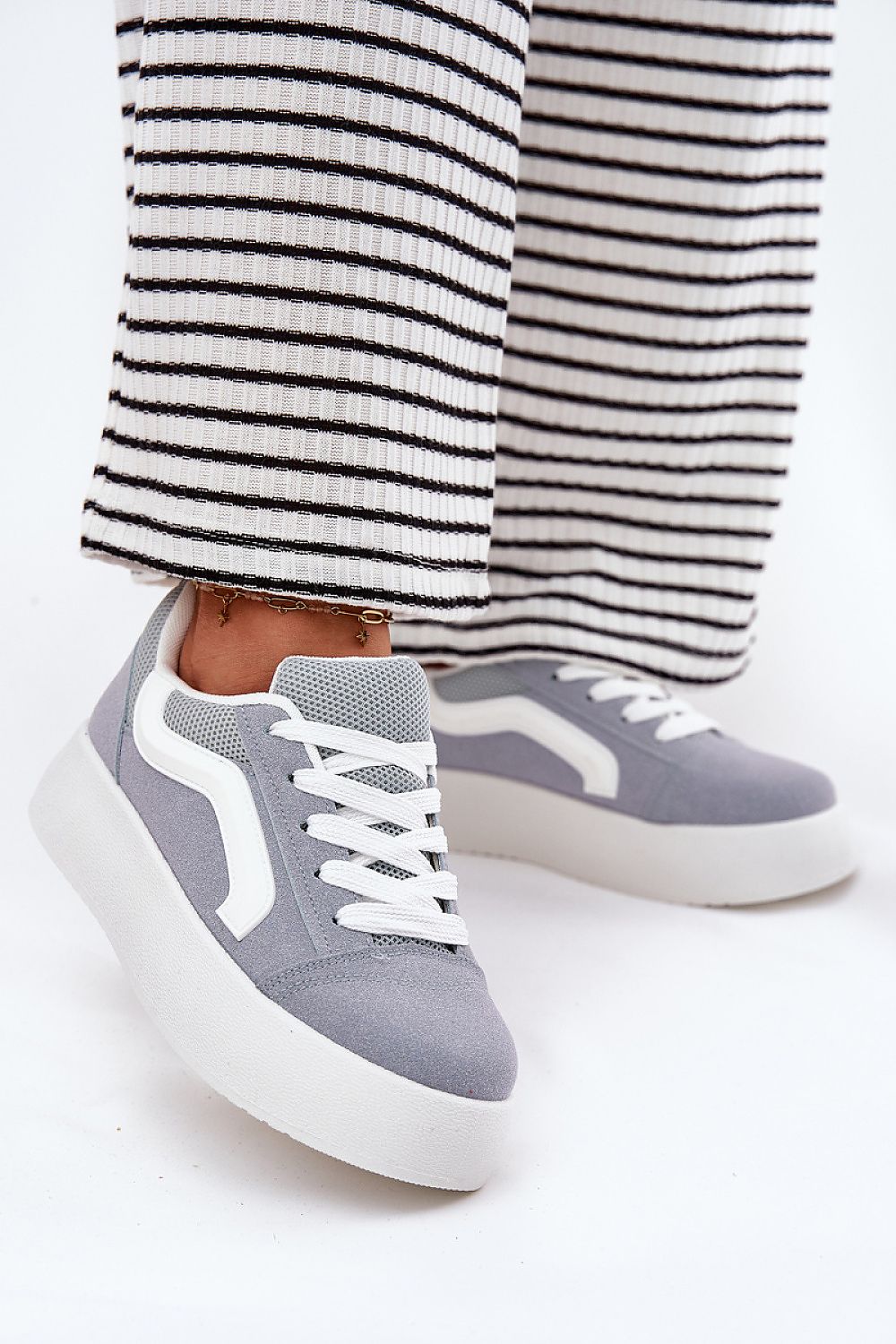 Ravelin Suede Platform Sneakers