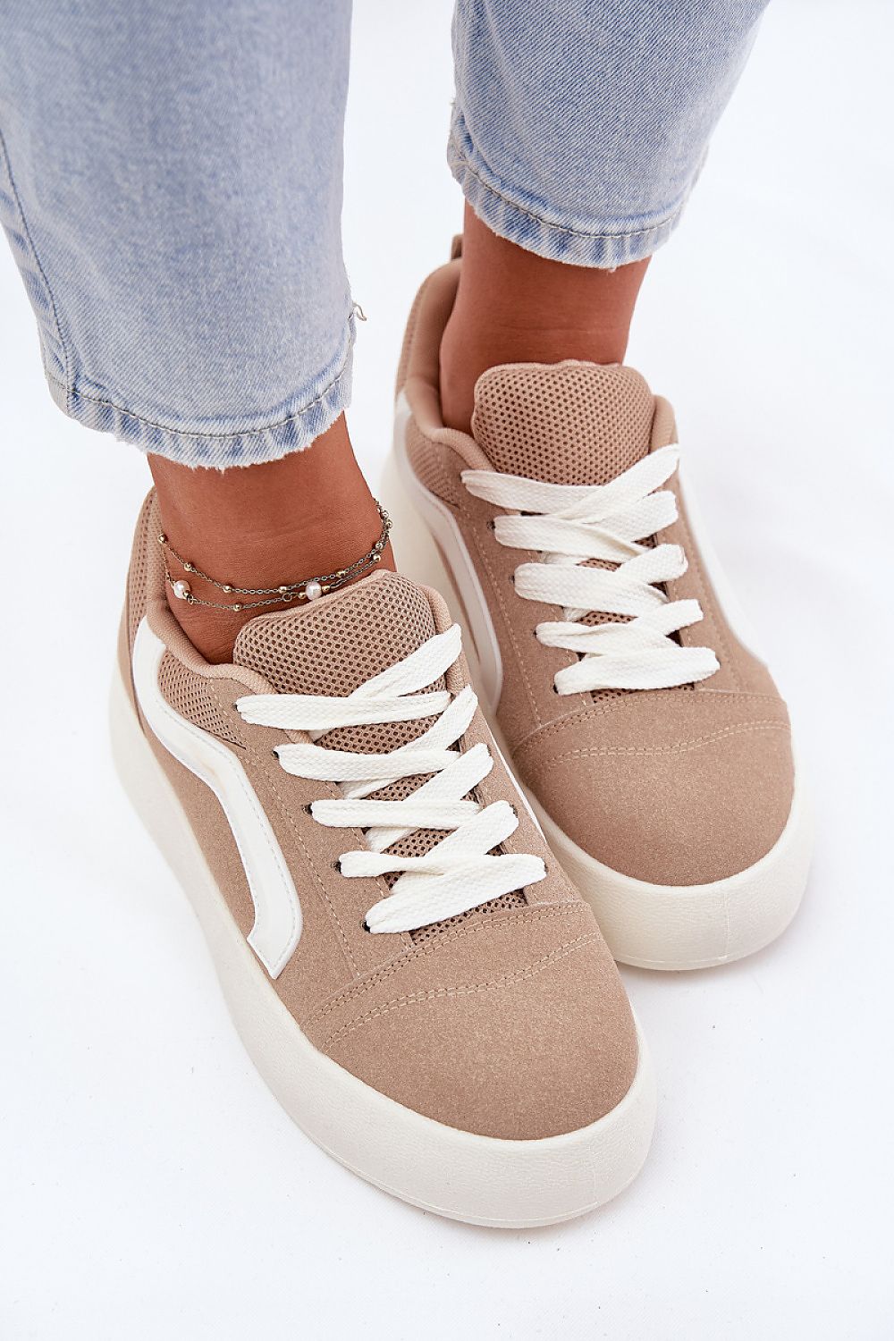 Ravelin Suede Platform Sneakers
