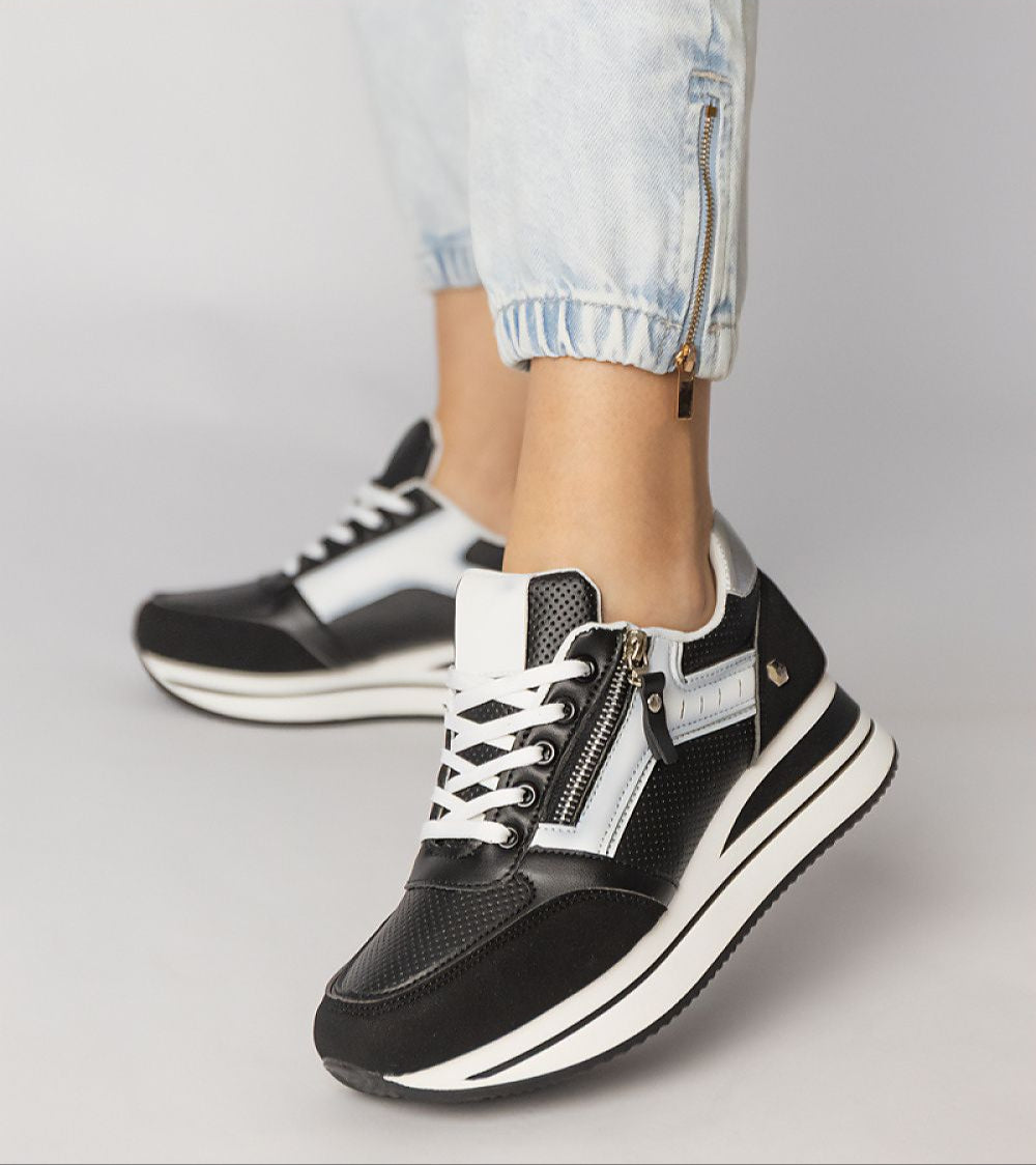 Vorelle Zip-Up Sneakers