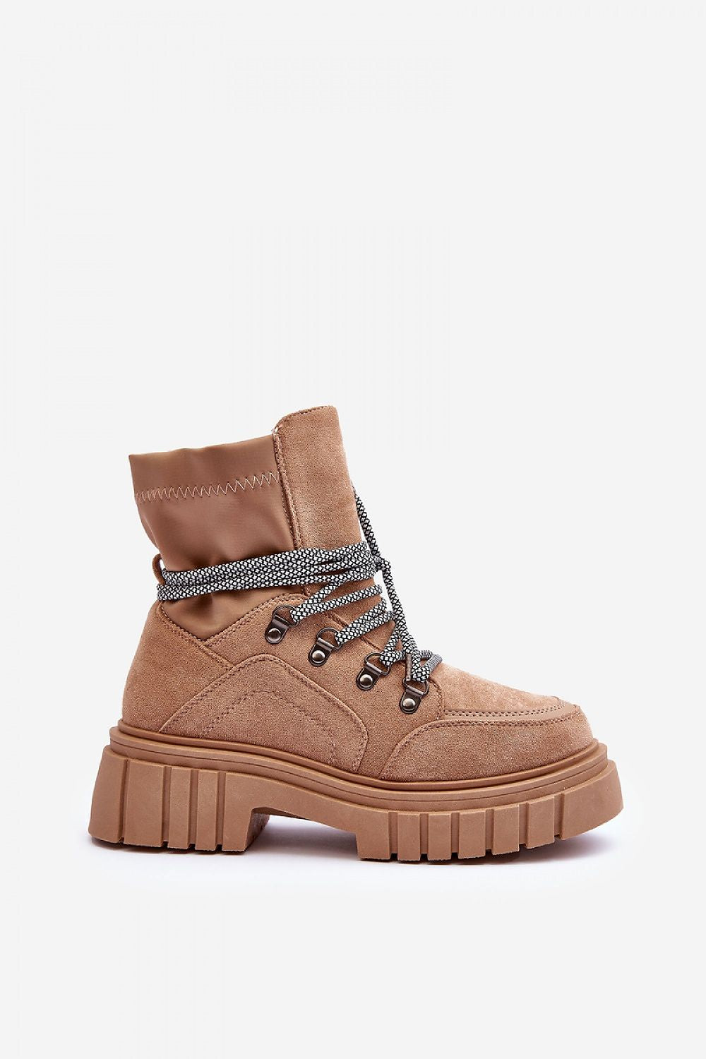 Serrina Eco-Suede Chunky Heel Boots